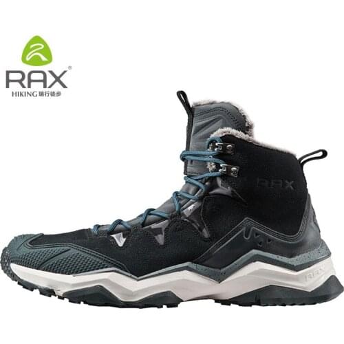 RAX Brand Snow Hiking Shoes for Men Women Outdoor Mountain Sneakers Leather Hunting Trekking Boots Camping Climbing Mens Shoes