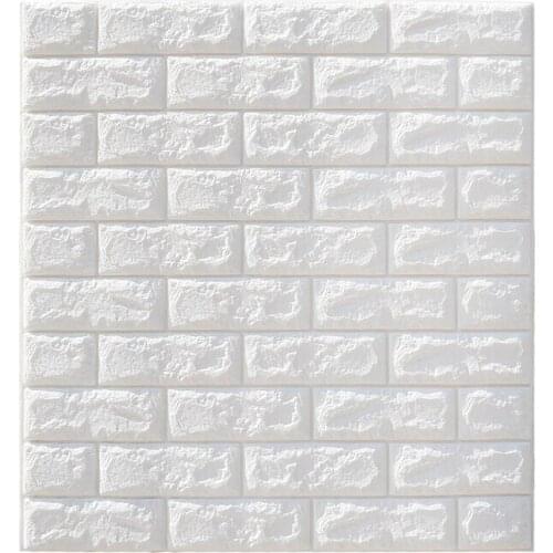 15pcs 70x77cm 3D Wall Brick Self Adhesive Wallpapers for Kids Bedroom PE Foam Waterproof DIY Stickers Home Wall Decor