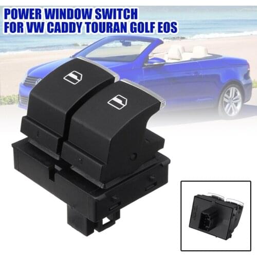 Front Driver Side Window Control Switch Electric Power Window Switch For VW Caddy Touran Golf EOS 2009 2010 2011 2012 2013 2014