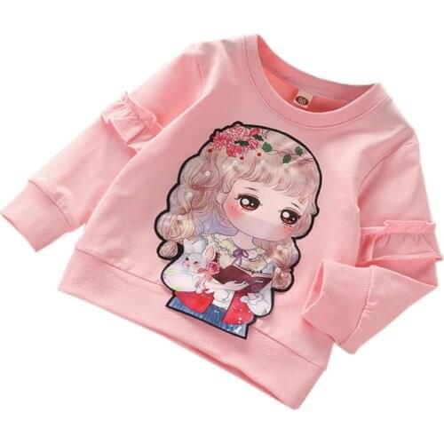 SHENGMEIHAO Girls' Printed T-Shirts