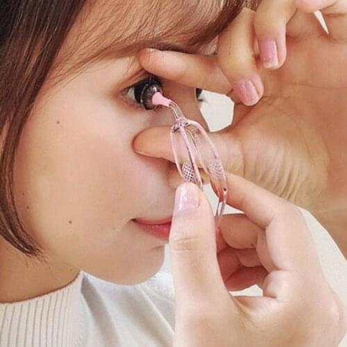 Eye Care Contact Lenses Inserter Remover Silicone Soft Tip Tweezer Stick Case Set Wearing Tools