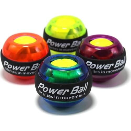 LED Wrist Ball Trainer Gyroscope Fitness Strengthener Power Ball Arm Exerciser Powerball Exercise Machine Gym Fitness Equipments