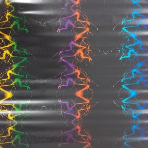 TSCY908 width 50cm 50Sqm colorful lightning hydrographics water transfer printing film