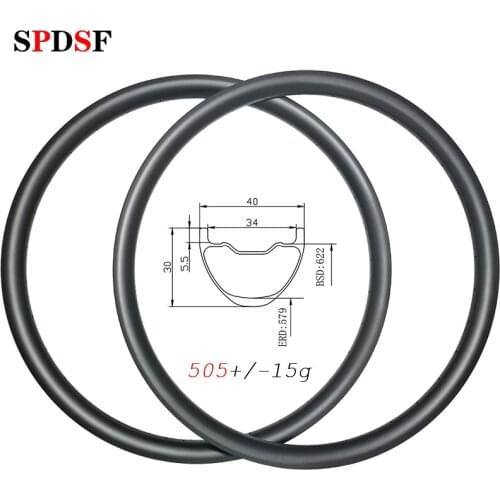 29er MTB AM ENDURO carbon rims 29'' 40mm wide disc clincher tubeless 30mm deep 29inch all mountain wheels 24H 28H 32H UD 3K12K