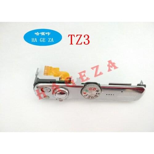 80%New Original TZ3 top cover for Panasonic DMC-TZ3 Top cover Boot board button Camera Replacement Repair Part