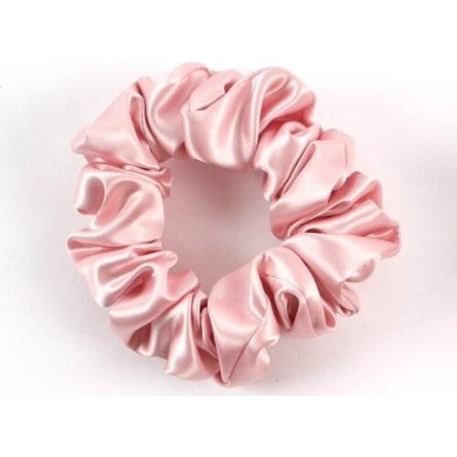 100% Pure Muberry Silk Hair Scrunchie Multicolor Hair Accessories Hair Ties Ropes for Women Girls Elasctic Soft