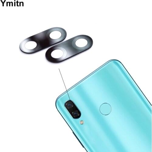 2Pcs New Ymitn Housing Back Rear Camera Glass Lens With Adhesive For Huawei Nova 3