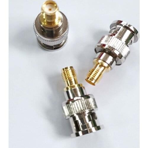 20PCS/Lot BNC-J Male To SMA-K Female RF Coaxial BNC-SMA Adapter Connector