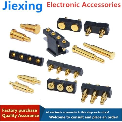5pcs POGOPIN connector spring thimble gold-plated antenna thimble pin jack Bluetooth headset charging test pin