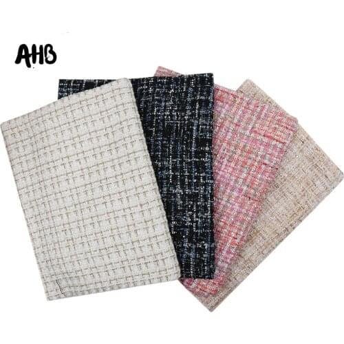 AHB 45*150cm 1pc Small Fragrance Cloth Fabric For Dress Lattice Sheet Home Textile Apparel Sewing Materials DIY Crafts Supplies
