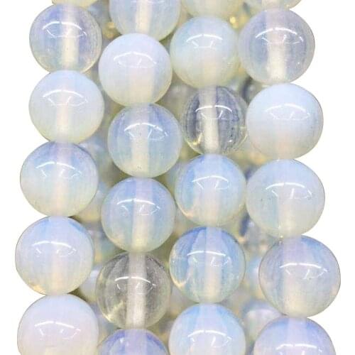 Free Shipping Fashion Jewelry 6mm 8mm 10mm 12mm 14mm Opal Round Loose Beads 15" FG9150