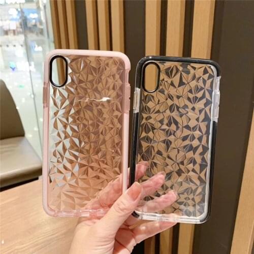 Luxury Jelly Diamond Phone Case For iPhone 12 11 Pro Max Mini X XR XS Max SE2020 7 8 6 Plus Soft TPU Clear Shockproof Back Cover