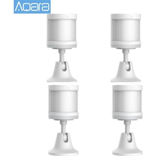 Original Aqara Human Body Sensor ZigBee Movement Motion Security Wireless Connection Light Intensity Gateway 2 for Mi home APP