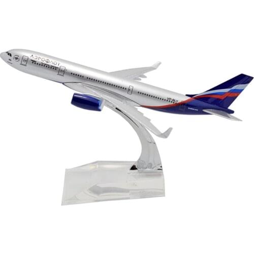 TANG DYNASTY(TM) 1:400 16cm Air Bus A330 Aeroflot Metal Airplane Model Plane Toy Plane Model