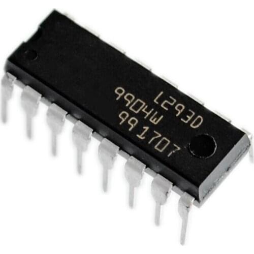50PCS L293D Stepper Motor Driver PUSH-PULL FOUR CHANNEL MOTOR DRIVER IC 36V 600mA