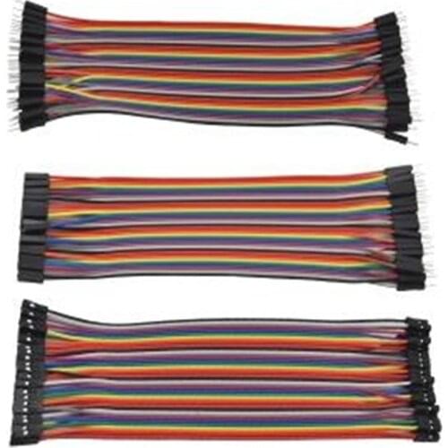 Dupont line 20cm male to male + male to female and female to female jumper wire Dupont cable for Arduino