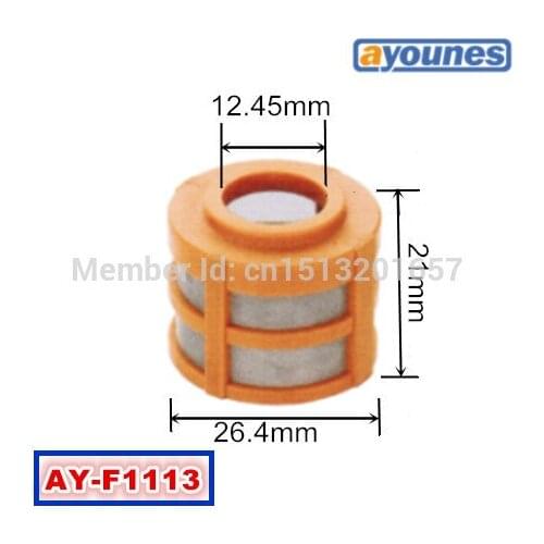 500pieces aftermarket hot sale Oil /diesel injector filter (size:26.4*21*12.45mm,AY-F1113)