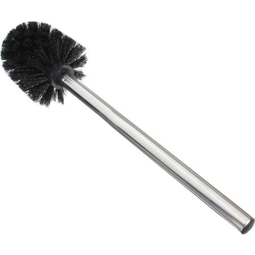 HOT SALE Replacement Stainless Steel WC Bathroom Cleaning Toilet Brush Black Head