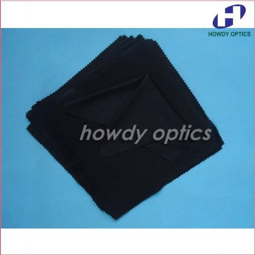 HM-5B) black microfiber cleaning cloth 20x20cm soft glasses cleaning cloth