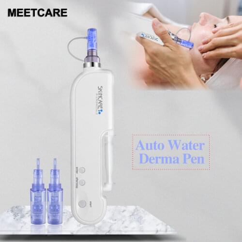 Microdermabrasion Skin injector Mesotherapy Gun Needle Free Vital Acid Injection Microneedle Pen Reduce Sagging Skin Injector