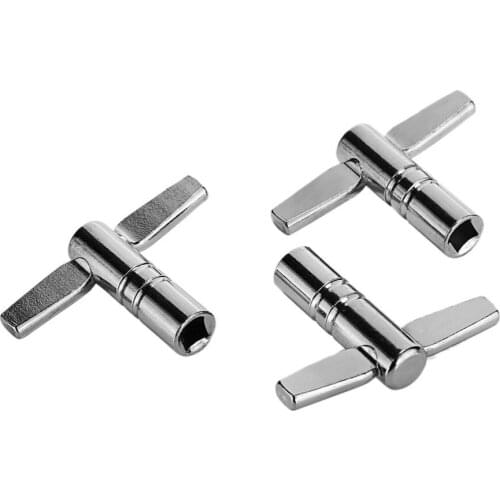 IRIN 1/5" Metal Drum Skin Tuning Key Tuner Solid Durable 5x5mm Tuner Solid Durable Great Square Socket Drummers Economical