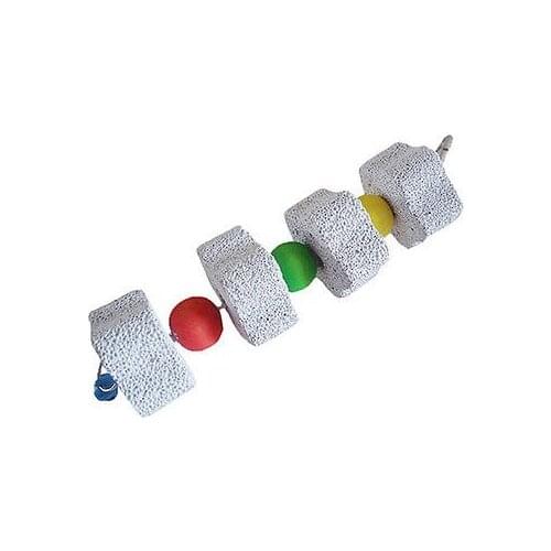 Rabbit Pet Hamster Chinchilla Bird Teeth Grinding Stone String Chew Toy Tempting Grinding stone