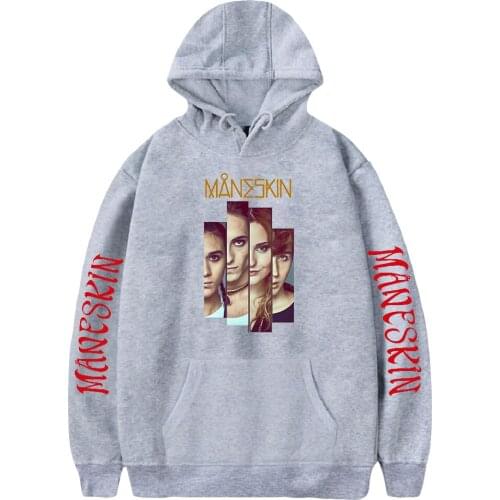 Fashion Ltaly Band Maneskin Autumn And Winter Holiday Men/Women Fleece Hooded Streetwear HIP HOP Style Sportswear Pullovers