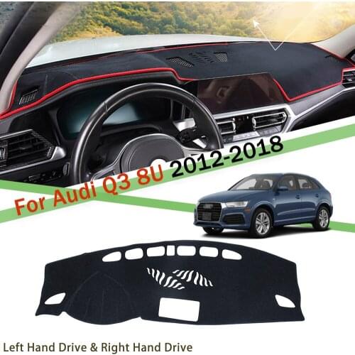For Audi Q3 8U 2012 2013 2014 2015 2016 2017 2018 Anti-Slip Mat Car Dashboard Cover Instrument panel pad Accessories S-line RS