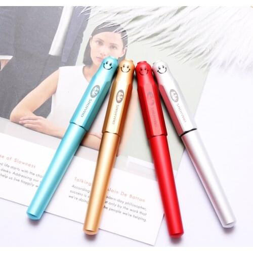 Lovely Smiling Face Fountain Pen Student Practise Calligraphy ink Pen Can Replace Ink
