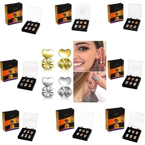 New Popular Bax Ear Studs Auxiliary Device Creative Clip On Earrings Stud Buckle Earring Lifter European and American Jewelry