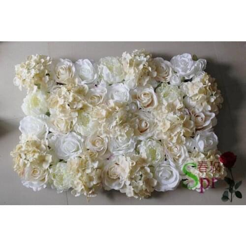 SPR magic champagne Artificial rose flower wall wedding backdrop arch flower arrangement decoration Free Shipping-10pcs/lot