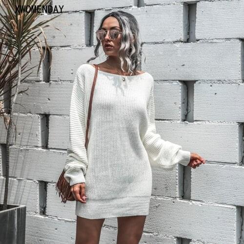 XWOMENDAY Fashionable Knitted Dresses