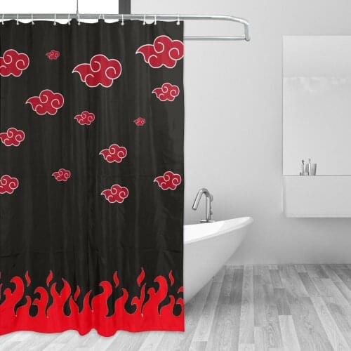 Namikaze Minato Bathing Bathroom Bath Curtain Anime Harajuku Waterproof Polyester Fabric High Quality Show Curtains