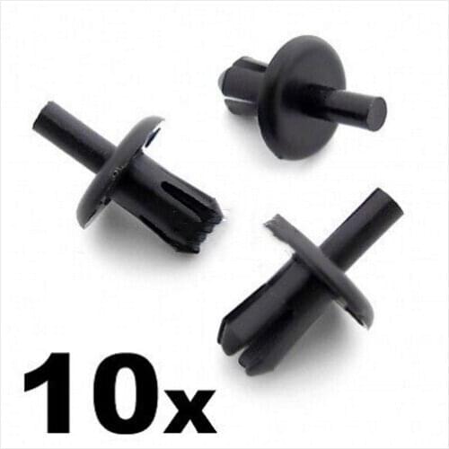 10x 8mm For Vauxhall Astra H Front Bumper & Radiator Grille Clips- 90450482 (04-09)