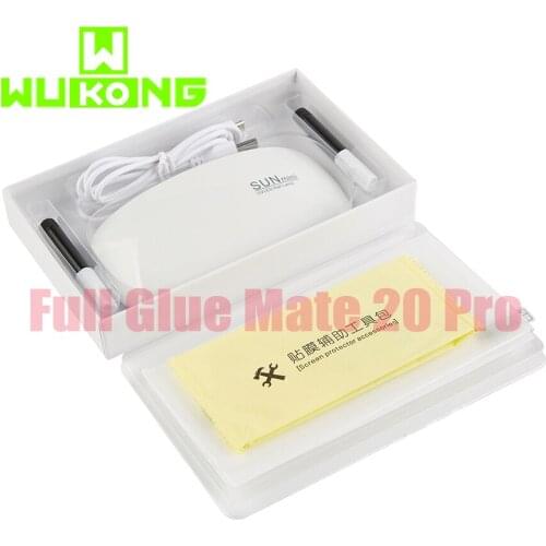 2pcs Full cover Screen Protector For Huawei mate 20 pro UV Liquid Glue Tempered Glass for Samsung S10 Plus S10e S9 Plus note 9