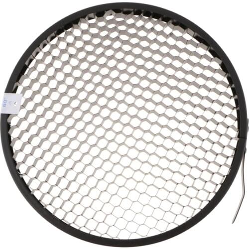 3Pack Aluminum 60° 50° 40° Eggcrate Honeycomb Grid Mesh for 7inch Standard Reflector Diffuser Lamp Shade