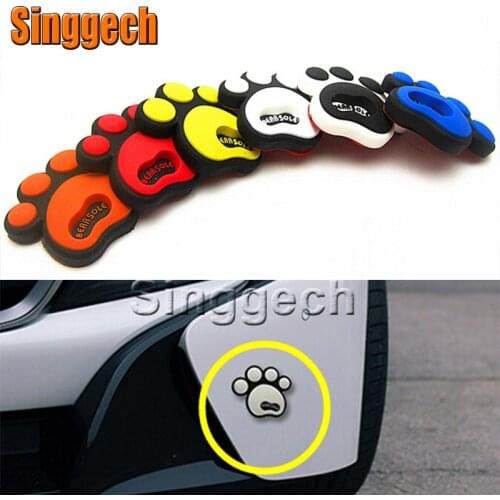 4X car sticker Footprints Styling For Renault Laguna Megane 2 3 Duster Logan Clio Captur Mini Cooper R56 R50 R53 F56 F55 R60