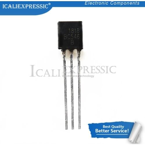 50PCS BC546B BC546 546B TO-92 In Stock