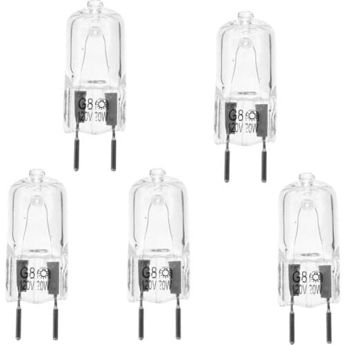 6 PCS Oven Light Replacement G8 Durable Light Bulb Lamp for Appliance Holding Cabinet Oven