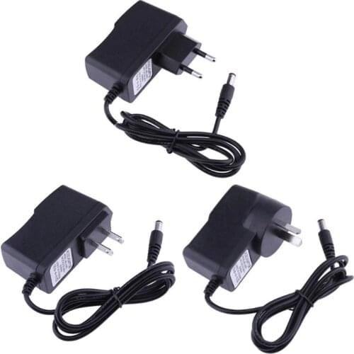 ALLOYSEED 9V 300mA EU US AU AC to DC Power Adapter Converter 5.5*2.5mm Center Negative Pole of 5.5*2.1mm Plug