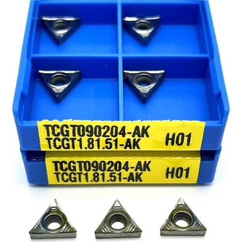 TCGT090204 TCGT 090204 AK H01 Aluminum turning tool Milling insert CNC Lathe Tool Copper and aluminum processing Cutting tool