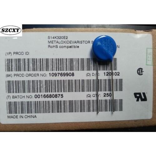 Hot selling ,origina 20PCS/S14K320 varistor B72214S2321K101 S14K320E2