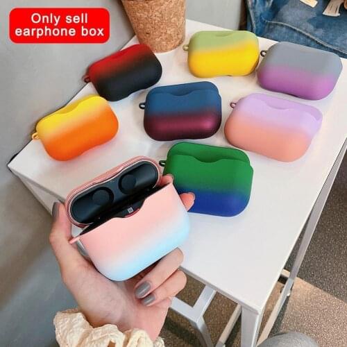 Gradient Color Earphone Protective Shell Wireless Bluetooth WF-1000XM3 Box Accessory For Sony/Sony Charging Earphone O1H5
