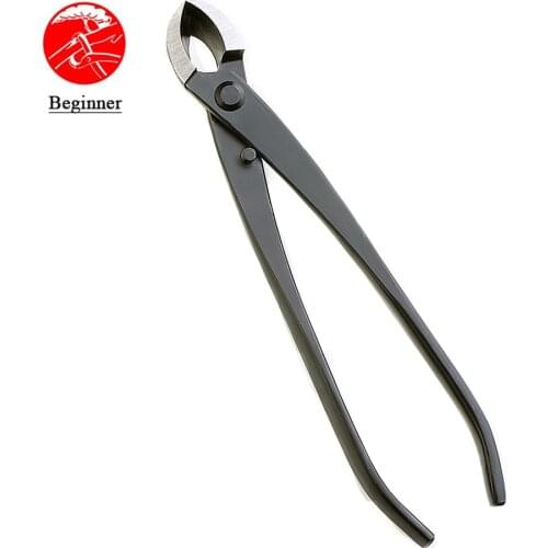 Beginner grade 205 mm round edge cutter mixed function of round & straight edge Carbon Steel bonsai tools from TianBonsai
