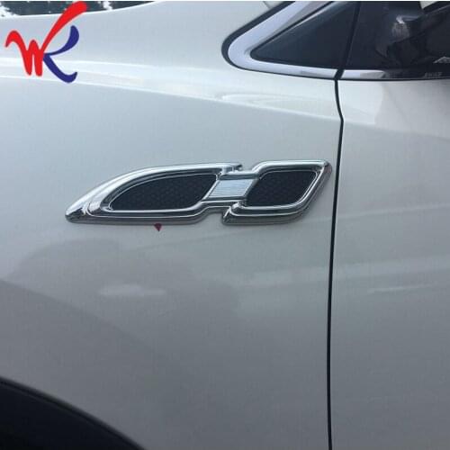 Loyalty for Nissan Murano 2015 2016 2017 Front Body Side Fender Air Vent Outlet Trim ABS Chrome Car Accessories Auto Styling
