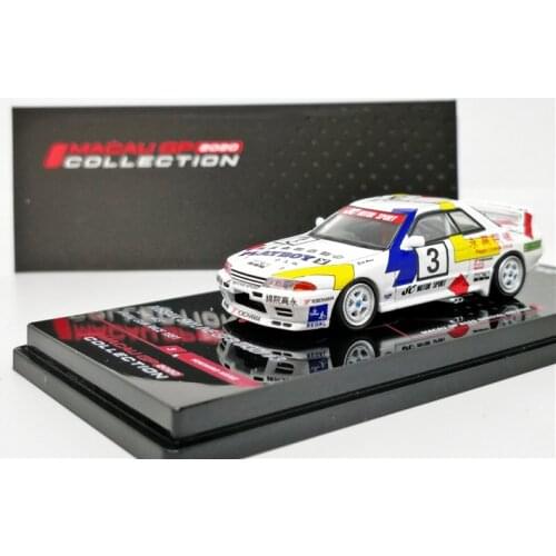 INNO64 1:64 NISSAN SKYLINE GT-R (R32) #3 Team HKS 1991 Diecast Model Car