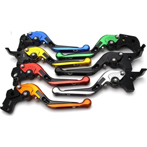 Adjustable Brake Clutch Levers Folding Extendable for SUZUKI SV650 99-09 DL650 04-10 600/750 KATANA 98-06