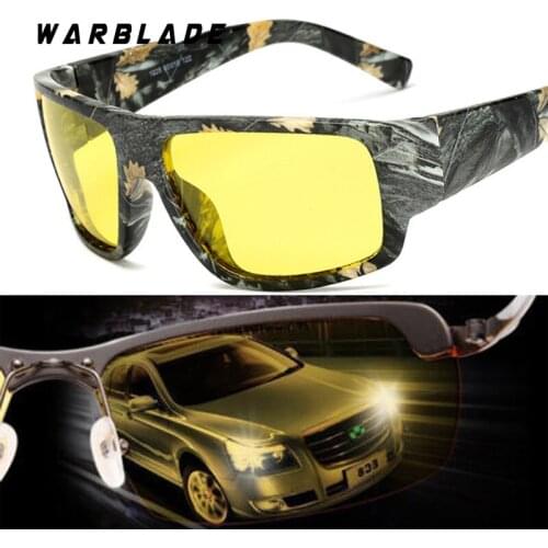 2019 New Night Vision Glasses Male Anti- HD Polarized Sunglasses Men Women Driving Glasses Yellow Driver Eyewear 1028