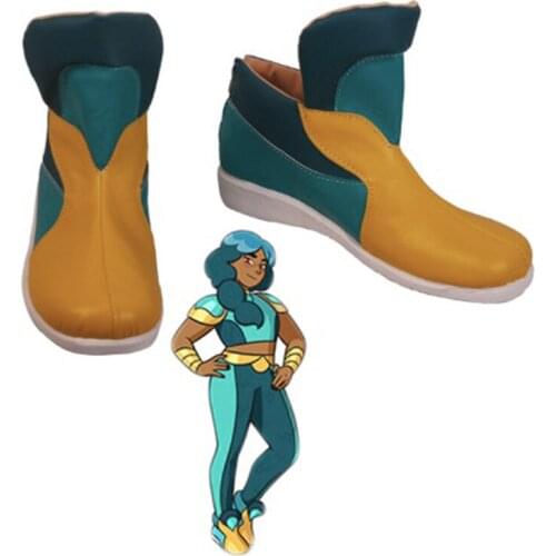 Anime Princess Cosplay Shoes Boots Mermista Cosplay Shoes Halloween Party Daily Leisure Shoes Game Cosplay Shoes