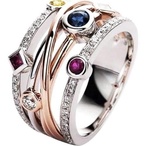 Кольца с фианитами для женщин Oceanmai China At AliExpress